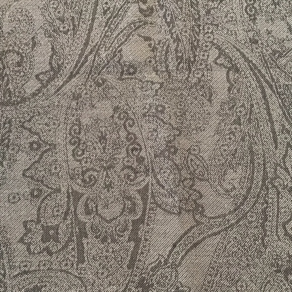 2/$25 V. Fraas Rectangular Taupe Paisley Scarf - Picture 13 of 16